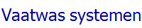 Vaatwas systemen