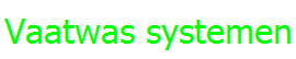 Vaatwas systemen